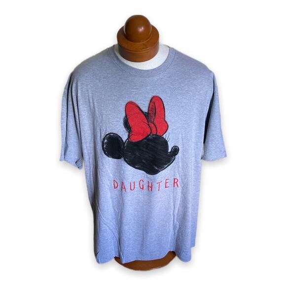 Disney Minnie Mouse Sketch Daughter Tee T-Shirt NEW NWT XXL 2XL - Picture 1 of 3